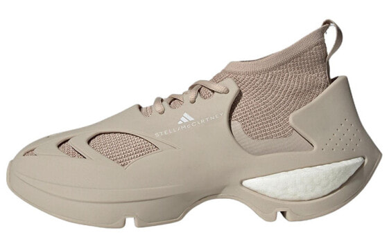 adidas Stella Mccartney 减震防滑耐磨 低帮 运动休闲鞋 男女同款 棕白