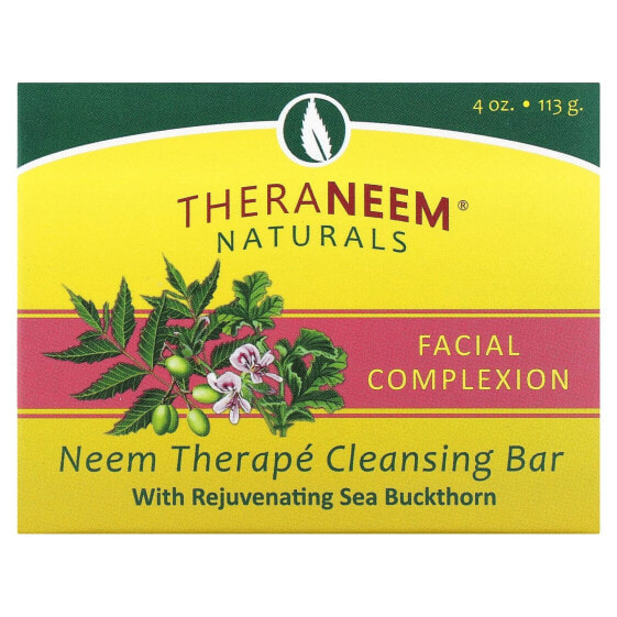 Organix South, TheraNeem Naturals, Neem Therapé, очищающее мыло, для лица, 113 г (4 унции)