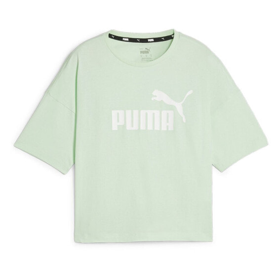 Футболка PUMA Ess Cropped Лого короткая с рукавами