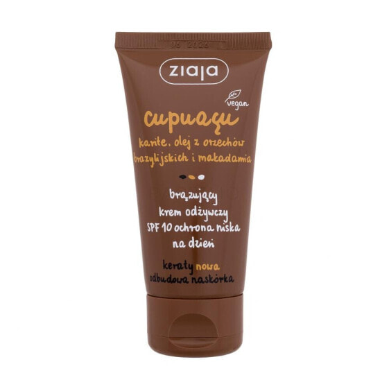 Ziaja Cupuacu Bronzing Nourishing Cream SPF10 50 ml selbstbräuner für Frauen