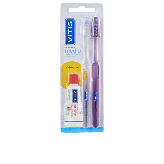 VITIS TOOTHBRUSH MEDIUM LOT 3 pz