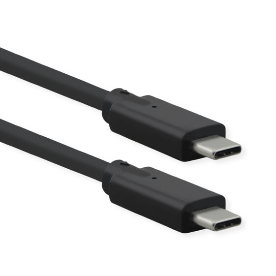 ROTRONIC-SECOMP 11.02.9070 - 0.5 m - USB C - USB C - USB 3.2 Gen 2 (3.1 Gen 2) - 20000 Mbit/s - Black