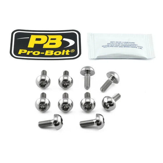 PRO BOLT TI10DISCHONFR Titanium Brake Disc Screws 10 units