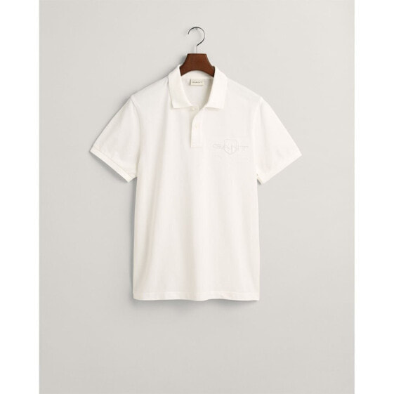 GANT Reg Tonal Shield Rugger short sleeve polo