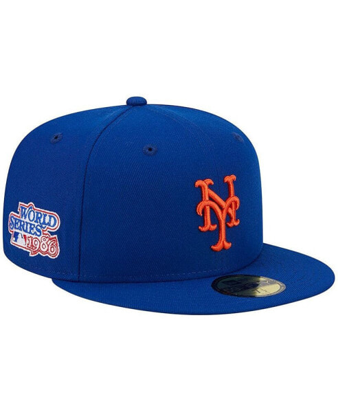 Men's Royal New York Mets 1986 World Series Team Color 59FIFTY Fitted Hat