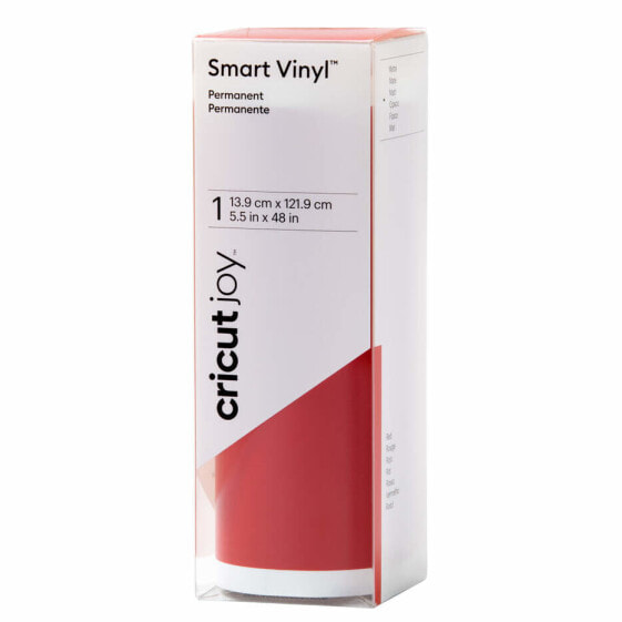 Cricut Smart Vinyl - Heat transfer vinyl roll - Red - Monochromatic - Matte - Cricut Joy - 139 mm