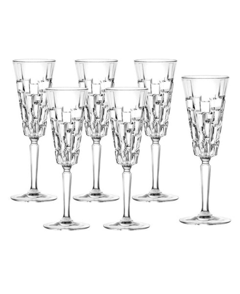 Etna Set of 6 Flute Goblets