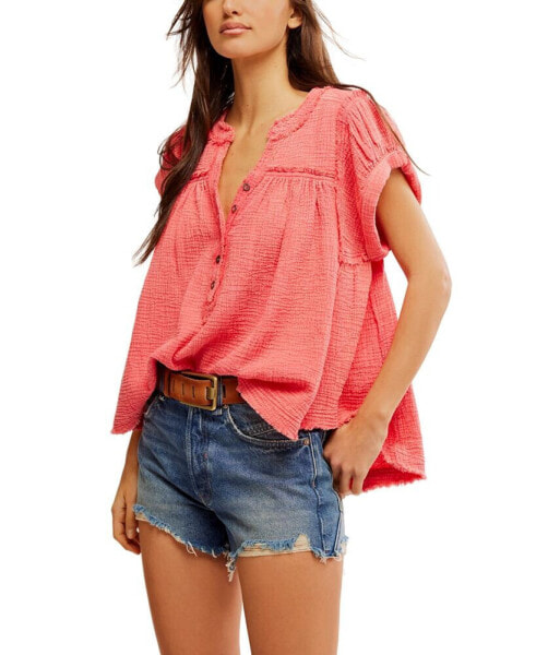 Women's Horizons Cotton Gauze Swing Top