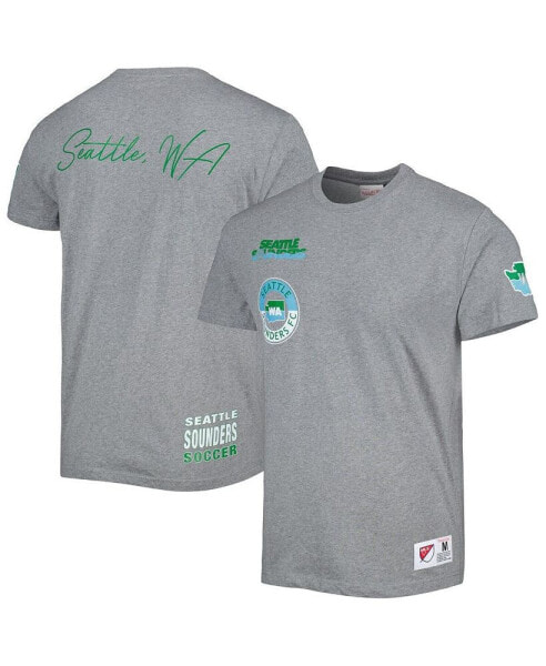 Men's Gray Seattle Sounders FC City T-shirt