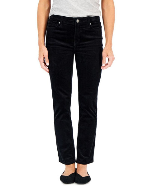 Petite Straight-Leg Corduroy Jeans, Created for Macy's