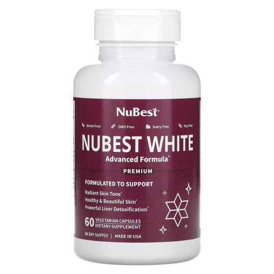 Nubest White, 60 Vegetarian Capsules