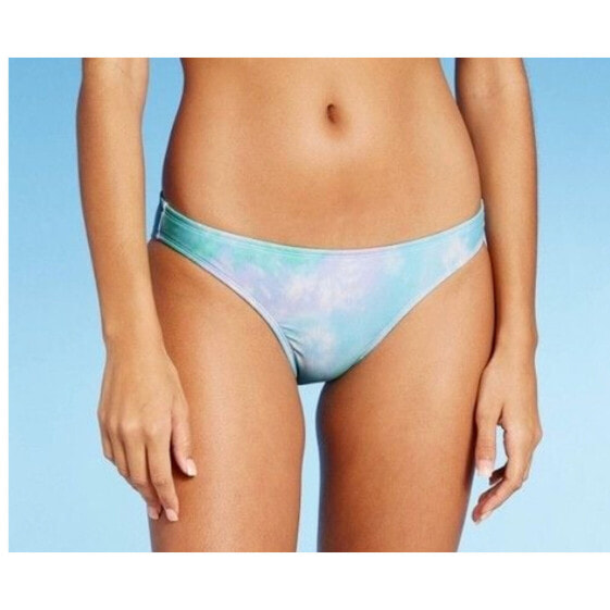 Juniors' Cheeky Bikini Bottom - Xhilaration™ Multi Tie-Dye size Medium