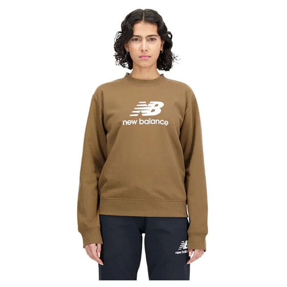 NEW BALANCE Essentials Stacked Logo French Terry sweatshirt