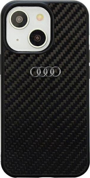 Audi Audi Carbon Fiber iPhone 14 6.1" czarny/black hardcase AU-TPUPCIP14-R8/D2-BK