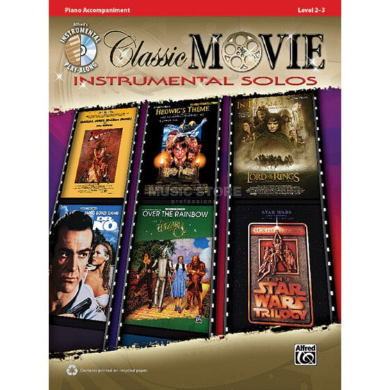 Alfred Music Classic Movie - Piano Acc. Instrumental Solos, Book/CD