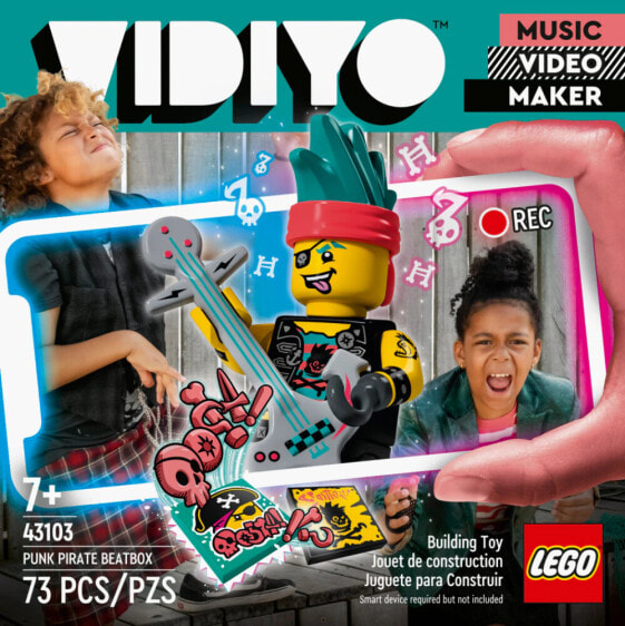 Конструктор LEGO Vidiyo Битбокс Пирата Панка,43103