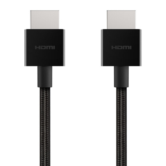 Разъем HDMI Belkin AV10176BT2M-BLK - 2 м - тип A (стандарт) - HDMI тип A (стандарт) - 7680 x 4320 пикселей - 48 Гбит/с - черный