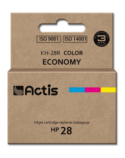 Actis KH-28R ink (replacement for HP 28 C8728A; Standard; 21 ml; color) - Standard Yield - Dye-based ink - 18 ml - 1 pc(s) - Single pack