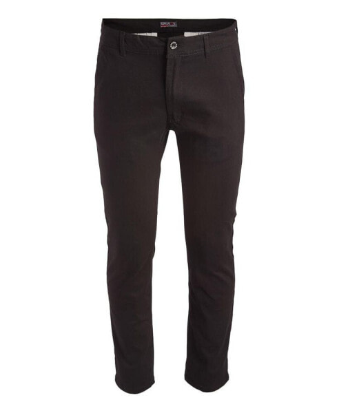 Mens Slim Fit Cotton Stretch Chino Pants