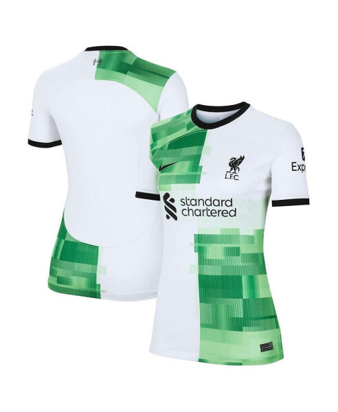 Women's White Liverpool 2023/24 Away Replica Jersey