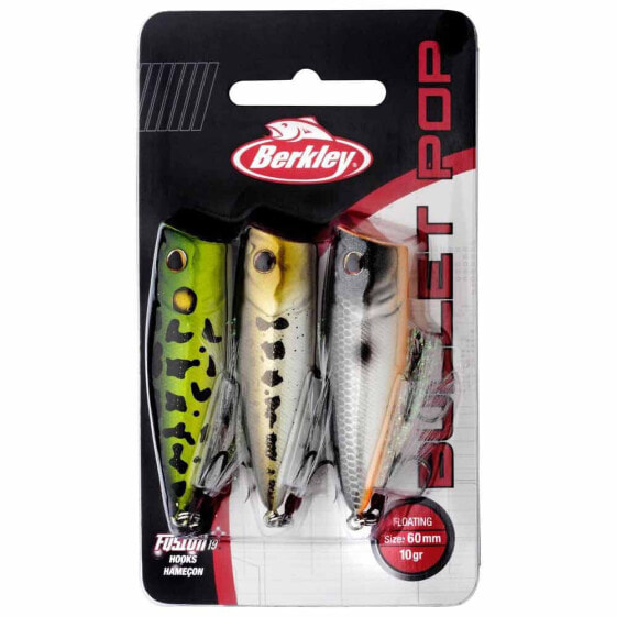 BERKLEY Bullet Pop Pack Popper 6g 60 mm 3 units