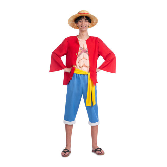 Маскарадные костюмы для взрослых One Piece Luffy (5 Предметы)