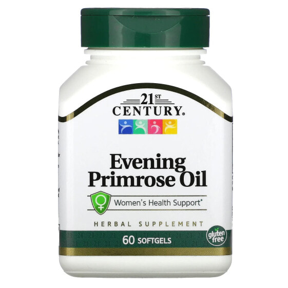 Поддержка женского здоровья 21st Century Evening Primrose Oil 60 капсул