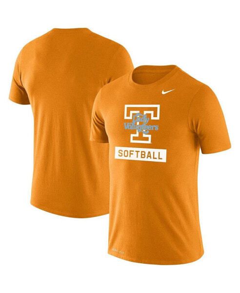 Men's Tennessee Orange Tennessee Volunteers Softball Drop Legend Performance T-shirt