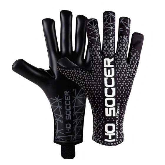 Вратарские перчатки HO SOCCER Pro Evolution Negative Junior - Черные