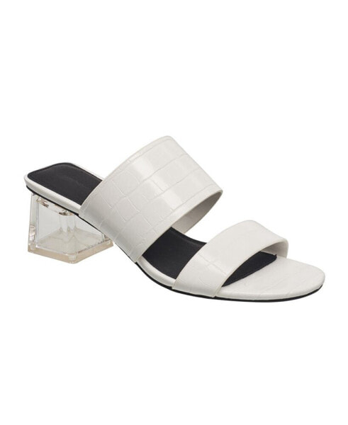 Women's Slide on Block Heel Sandals