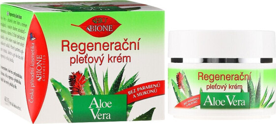 Regenerierende Gesichtscreme mit Aloe Vera