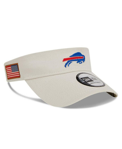 Men's Stone Buffalo Bills 2023 Salute To Service Visor