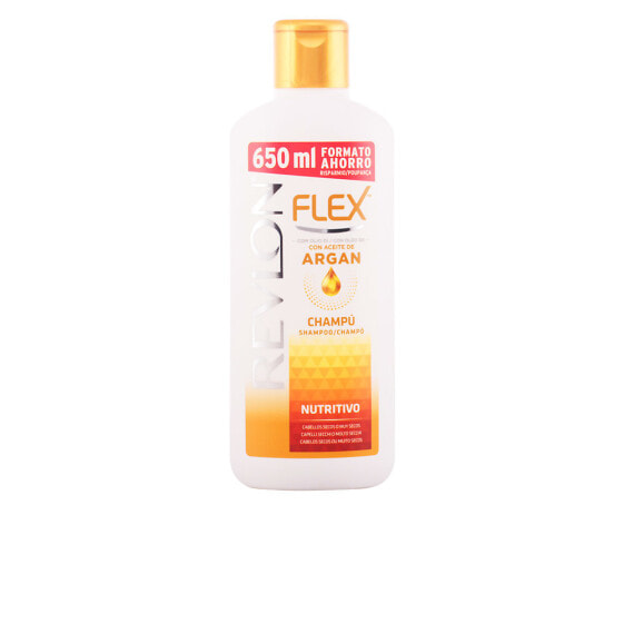 Revlon Flex Keratin Nourishing Shampoo Питательный шампунь с маслом арганы 650 мл