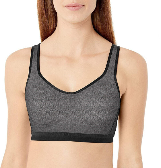 Wacoal 180363 Womens High-Impact Convertible Underwire Sports Bra Gray Size 36C