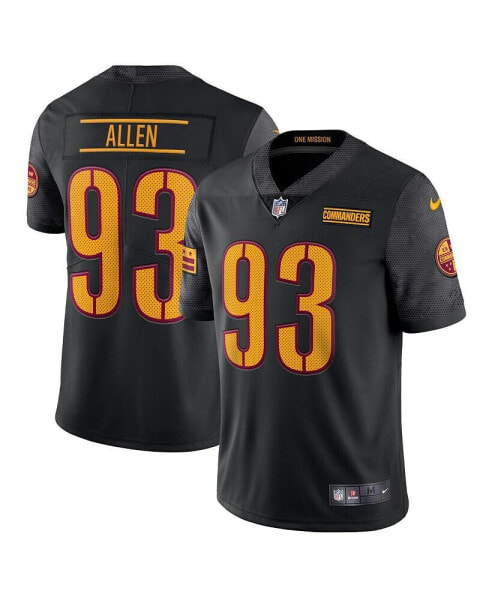 Men's Jonathan Allen Black Washington Commanders Alternate Vapor Limited Jersey