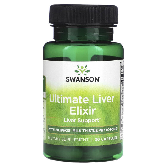 Ultimate Liver Elixir with Siliphos Milk Thistle Phytosome, 30 Capsules