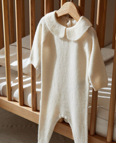 Cashmere baby romper