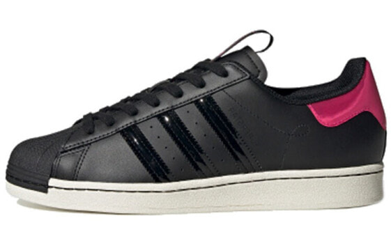 Кроссовки кеды adidas originals Superstar черно-красные