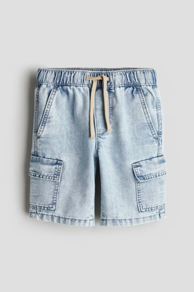 Denim Cargo Shorts