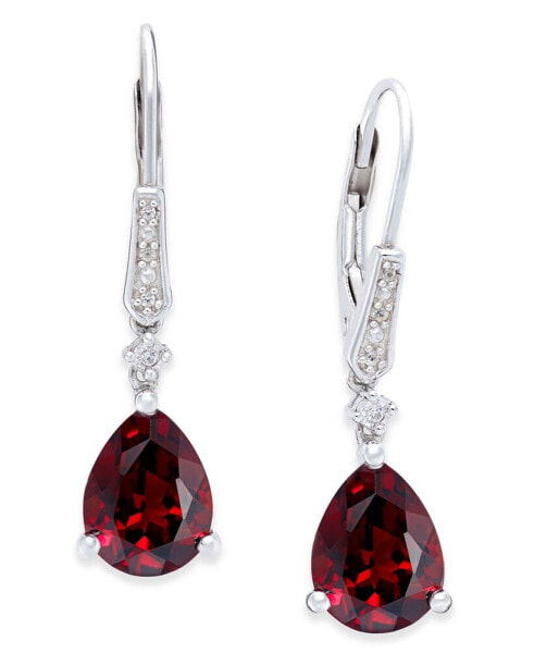 Серьги Macys Gemstone and Diamond Birthstone