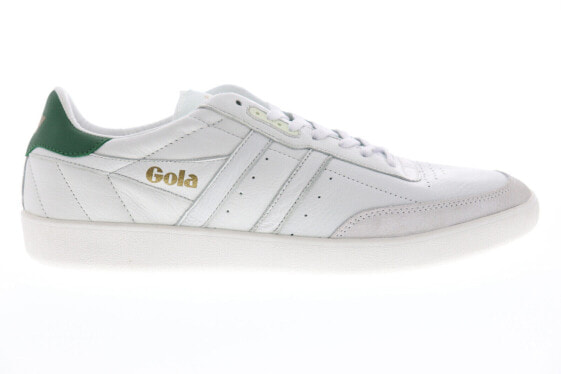 Gola Inca Leather CMA686 Mens White Leather Lace Up Lifestyle Sneakers Shoes 9