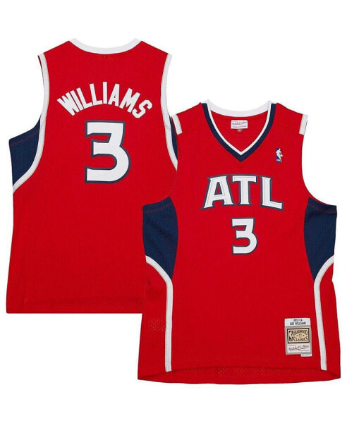 Men's Lou Williams Red Atlanta Hawks Hardwood Classics Swingman Jersey