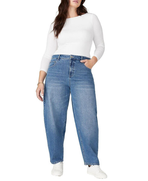 Plus Size The Barrel Jean