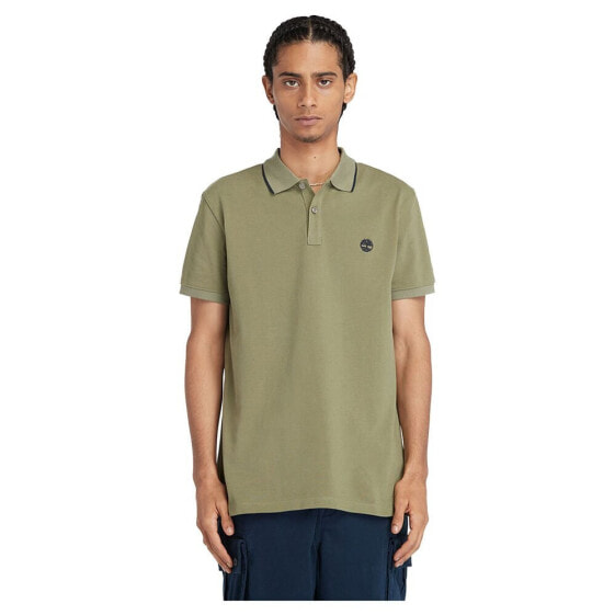 TIMBERLAND Millers River Printed Neck short sleeve polo
