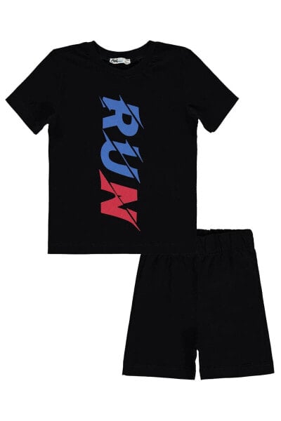 Комплект для мальчика Civil Boys с шортами 2-5 лет черного цвета