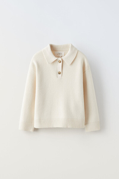 Детский свитер ZARA Knit Polo для девочек