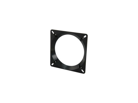 Fan Adapter 140mm-Black, 140 to 120mm fan adapter Black color