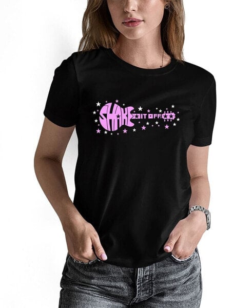 Women's Shake It Off Word Art Short Sleeve T-shirt