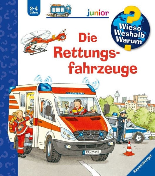 Детская книга Ravensburger WWWjun23: Спасательные машины