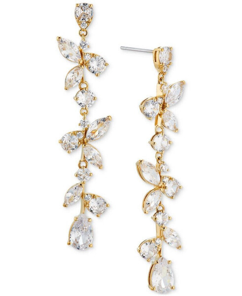 Cubic Zirconia Long Linear Earrings, Created for Macy's